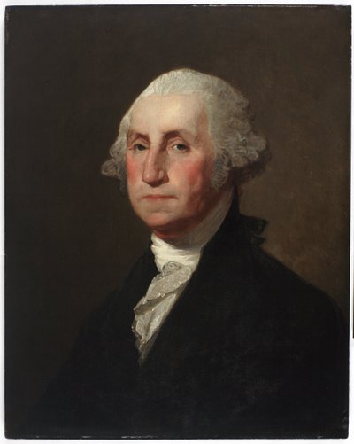 ジョージワシントン、1819年 作： Gilbert Stuart